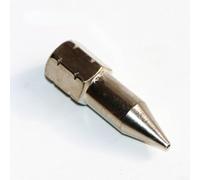 Ugello antigrasso a bocca piatta a prova di esplosione, progettato per applicazioni di grasso pesante, con sfera in acciaio, prevenzione delle perdite per uso industriale (bocca a punta bianca)