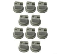 Ugello atomizzatore a ventaglio per spruzzatori a zaino e a braccio - Ugello spruzzatore da giardino in plastica, a risparmio idrico, design antigoccia, diametro superiore 11,5 mm (grigio)