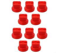 Ugello atomizzatore a ventaglio rosso per spruzzatori a zaino e a braccio, punta nebulizzante in plastica con design antigoccia, per giardino, agricoltura, orticoltura, paesaggistica (rosso)