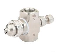 Ugello Atomizzatore Aria Regolabile Acqua Gas Misto Esterno 304 Acciaio Multiuso Controllo Polvere Umidificazione Raffreddamento Distanza Spray 2-3m (F)