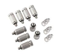 Ugello atomizzatore in ottone e rame, Kit ugelli nebulizzatori ad alta pressione da 30 pezzi 0,1-1, mm 3/16 filettatura in acciaio inossidabile for il raffreddamento(Nozzles 0.3mm 30pcs)