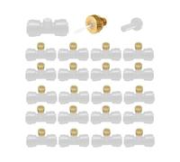 Ugello atomizzatore in ottone e rame, Kit ugello nebulizzatore in ottone da 5 pezzi con blocco scorrevole 1/4 di pollice, dimensioni multiple(0.2mm)