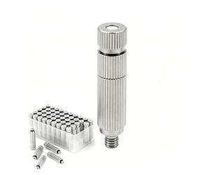 Ugello atomizzatore in ottone e rame, Le teste degli ugelli di nebulizzazione in ottone filtrano 50 pezzi 0,1-0,5 mm orifizio ad alta pressione for il raffreddamento(3 Sections,Orifice Dia 0.3mm)