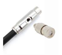 Ugello atomizzatore in ottone e rame, Ugelli nebulizzatori in ottone da 10 pezzi con orifizio 0,1-1, mm connettore rapido 1/4 di pollice e filettatura 10/24 UNC(Orifice 0.1mm)