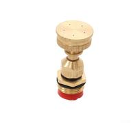 Ugello atomizzatore regolabile in ottone da 1,27 cm per sistema di nebulizzazione di irrigazione da giardino, testa a spruzzo fine per raffreddamento serra, patio, cura del prato (D)