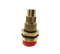 Ugello atomizzatore regolabile in ottone da 1,27 cm per sistema di nebulizzazione di irrigazione da giardino, testa a spruzzo fine per raffreddamento serra, patio, cura del prato (B)