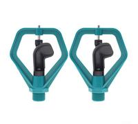 Ugello atomizzatore rotante con filettatura maschio G1/2 a 360 gradi Spray a risparmio idrico per prato giardino irrigazione copertura verde ingegneria plastica 12 x 7 cm 2