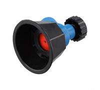 Ugello ciclonico nero - Testa regolabile antivento con filettatura 14 x 1,5 mm per giardino e uso agricolo, atomizzazione ad alta pressione S