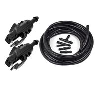 Ugello Compatibile Con Kia Per Cee'd SW 2006-2012 Parabrezza Anteriore Lavavetri Ugello Cofano Auto Spruzzatore Acqua Kit Tubo Flessibile Ricambio(Nozzle and 2m Hose)