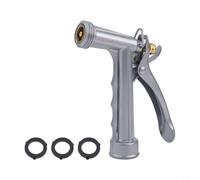 Ugello con impugnatura ergonomica a pistola, spruzzatore d'acqua ad alta pressione con filettatura frontale per una vestibilità sicura e spray regolabile per uso in giardino e auto