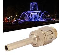 Ugello con Valvola per Laghetto Filettatura Esterna Ottone Testa Dritta Ugello per Fontana per Piscina ad Alta Durezza Parchi di Divertimento Musei Ugello per Fontana da Giardino(1 Inch DN25)