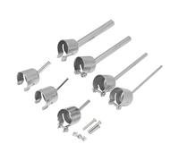 Ugello curvo Ugello di calore ad aria calda BGA per stazione di saldatura ad aria calda 7PCS Set di ugelli ad aria calda