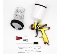 Ugello da 1,3 mm for verniciatura ad aria, a base d'acqua, HVLP, aerografo for verniciatura auto(Gold)