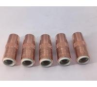 Ugello del gas in rame NS-1218C per set da 5 pezzi, design senza | Compatibile con Bernard Slim, design a innesto senza filettatura, alto flusso di gas, rame durevole