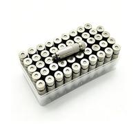 Ugello del sistema di nebulizzazione di raffreddamento esterno della testa di spruzzo antigoccia antigoccia per esterni da 50 pezzi, ugelli di nebulizzazione in acciaio 3 sections Orifice Dia 0.1mm