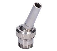 Ugello della fontana d'acqua G1 maschio 32 mm Multi direzione Sparkler Testa Spruzzatore 304 Acciaio inossidabile Spray Fontana Head per stagni da giardino Parchi di divertimento