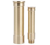 Ugello della fontana in ottone, tipi di tromba a doppio strato Spruzzo spray per stagno spray, testa di spray a colonna per lo stagno da giardino, parco divertimenti, museo, (Spruzzatore a doppio