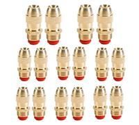 Ugello della nebbia di ottone Mistria da 1/2 pollice dimensione spray regolabile adatta per l'irrigazione del giardino, cure sul prato, è dotato di filtro (5 Adjustable atomization spray head 5 pezzi