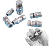 Ugello della ventola ad angolo largo 1/8,1/4,3/8,1/2,3/4 angolare getto ad angolo ugello a spruzzo in acciaio, per pulizia auto in metallo automatico spray umidificante