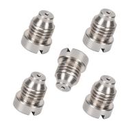 Ugello dell'orifizio universale per la produzione di schiuma in acciaio inossidabile e kit di pulizia del filtro a rete per accessori per filettatura di ricambio per cannoni da neve 1.15mm 5pcs