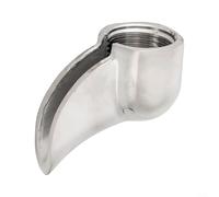 Ugello deviatore per caffè, 58 mm, in acciaio inox, a flusso singolo, per macchina da caffè semiautomatica (singolo)