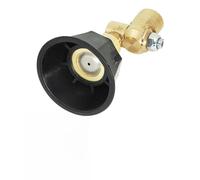 Ugello di atomizzazione agricolo regolabile, testa a ciclone in rame con filettatura 14 x 1,5 mm, raccordo nero per irrigazione da giardino