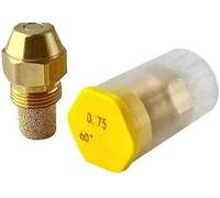 Ugello di combustibile in ottone atomizzatore solido 60 gradi 60 Modello solido 0,50 Confezione da 3 pezzi di ricambio per bruciatori di combustibile 60 Solid 0.60 Model 1pc
