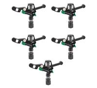 Ugello di irrigatore rotante 5 pcs derureoso dispositivo per risparmio idrico giardino prato