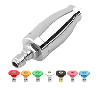 Ugello di lavaggio rotante - punta di pressione turbo, per la pulizia con angolo variabile, spruzzatore per finestre in legno per la cura delle superfici all'aperto, per la casa