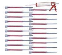 Ugello di miscelazione epossidica | 20 applicatore per colla | mixer resina e applicatore adesivo - per rinforzo di costruzione e riparazione di crepe di cemento in ingegneria