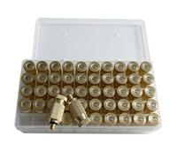 Ugello di nebulizzazione ad alta pressione con filettatura S360 da 3/16, umidificatore, nebulizzatore, antigoccia, nebbia fine e asciutta for di raffreddamento a nebbia(Brass,0.8mm)