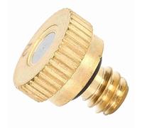 Ugello di nebulizzazione in ottone Testa di nebulizzazione a spruzzo Ugello della testa di nebulizzazione a bassa pressione 30 pezzi aperture0.1mm