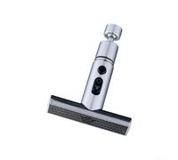 Ugello di prolunga a 3 modalità per rubinetto della cucina con effetto cascata per supportare la pulizia, il risciacquo e la copertura (argento)