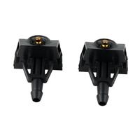 Ugello di pulizia del parabrezza per Nissan per TIIDA 2005-2010 Ugelli Lavavetri 2 pz/set Accessori Auto Nero Plastica Metallo Auto Tergicristallo