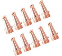 Ugello di rame per sistemi di saldatura laser portatile, punta compatibile con alimentazione a filo per le prestazioni di saldatura B model Welding Wire 1.6mm 10 pezzi