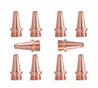 Ugello di rame resistente per macchine per pistole per saldatura laser portatili CNC fabbricati per saldatore laser in fibra con guida a filo Model E AS-08 10 pezzi