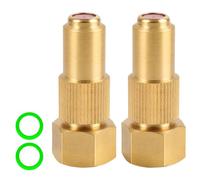 Ugello di ricambio per spruzzatore da giardino, in ottone, 14 x 1 mm | Guarnizioni per lavaggio esterno esigenze di riparazione intorno ai vasi con controllo della nebbia flusso regolabile per