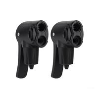 Ugello di ricambio rapido a doppia testa per valvola adattatore pompa bicicletta compatibile con e valvole adatte per bici da strada e mountain bike (2 pezzi)
