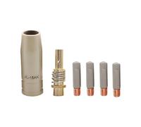 Ugello di saldatura 15AK conducibilità punta lunga durata, 6pcs 1.0 | Lega resistente con resistenza alle alte temperature anti-fanghi per torcia 15AK compito accessori