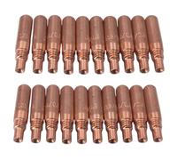 Ugello di saldatura da 0,08 cm per Miller MDX Acculock Multimatic T-M035, punta in rame per diffusori D-M100 D-M250, accessori industriali MIG (20 pezzi)