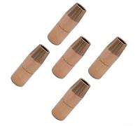 Ugello di saldatura in rame N-A5814C per Miller AccuLock S Large 5/8" compatibile con MDX-250 BTB MIG punte torcia D-MA250 diffusore accessori industriali (5 pezzi)