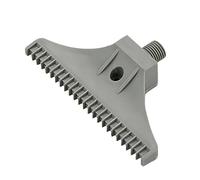 Ugello di soffiaggio dell'aria Ugello dell'aria Foro singolo Fisso Testa di spruzzo a becco d'anatra largo Piatto Uso industriale 5pcs F
