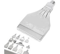 Ugello di soffiaggio piatto con filettatura maschio G1/4, ugello alimentazione aria, raffreddamento ad acqua, per parti compressori d'aria, asciugatura e rimozione 2pcs 16-hole Aluminum Alloy (Matte)