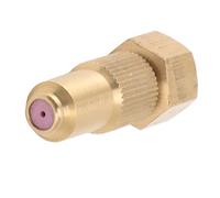 Ugello di spruzzatore ad alta pressione Altwuyu, filo interno G3/8 con corpo in ottone e punta in ceramica, ugello per getti d'acqua per prato, giardino, cortile, uso agricolo (Foro da 1,2 mm/0,05