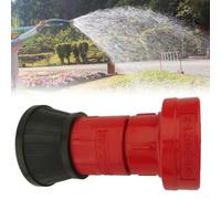 Ugello femminile a 2 pollici della pompa antincendio, attaccamento portatile leggero di plastica del tubo dell'acqua di uso industriale di progettazione di flusso costante di plastica rossa