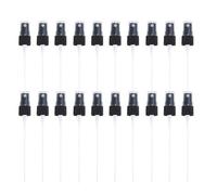 Ugello for bottiglia spray 100 pezzi Top Testine di nebbia fine Spruzzatore di profumo Bottiglie riutilizzabili di ricambio Accessori for i viaggi(Black)