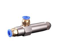 Ugello for bruciatore di olio esausto in acciaio inossidabile con raccordo Ugello di iniezione a cono sifone Ugello for olio pesante diesel Spruzzatore atomizzatore ad aria(0.3mm bore diameter)