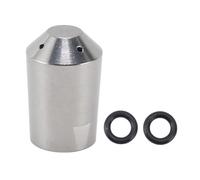 Ugello for macchina da caffè, punta della lancia del vapore, schiuma di latte morbida indossabile, acciaio inossidabile antiruggine, facile da pulire, for macchina da caffè for la casa(Four holes)