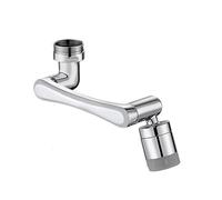 Ugello For Rubinetto Acqua Da Bagno Da Cucina Ugello For Rubinetto Universale In Acciaio Inossidabile Aeratore For Rubinetto Estensione Girevole Del Braccio Robotico 1080 ° Facile Da Installare