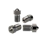 Ugello for stampante 3D in acciaio temprato 1/3/5/10 E3D da 0,2 mm a 1,0 mm for 1,75 mm, parti della testa dell'estrusore CR10 CR10S En-3(10Pcs for 1.75mm,0.3mm)